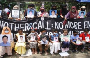 গুম ফেরত ভুক্তভোগী দের মুখে তালা